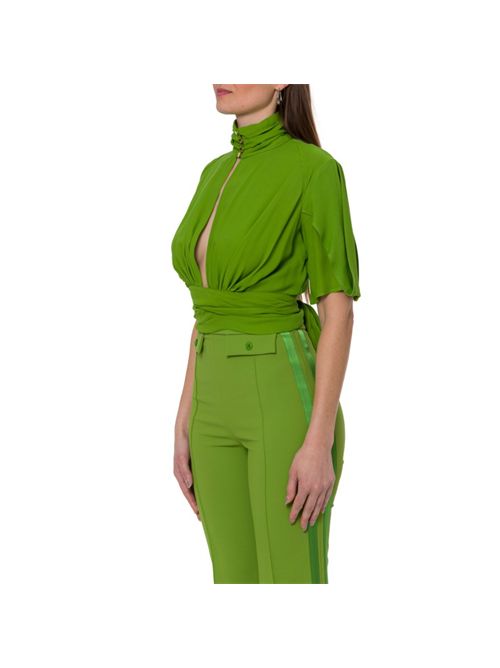 Blusa in georgette di viscosa ELISABETTA FRANCHI | CA15862E2/EV3